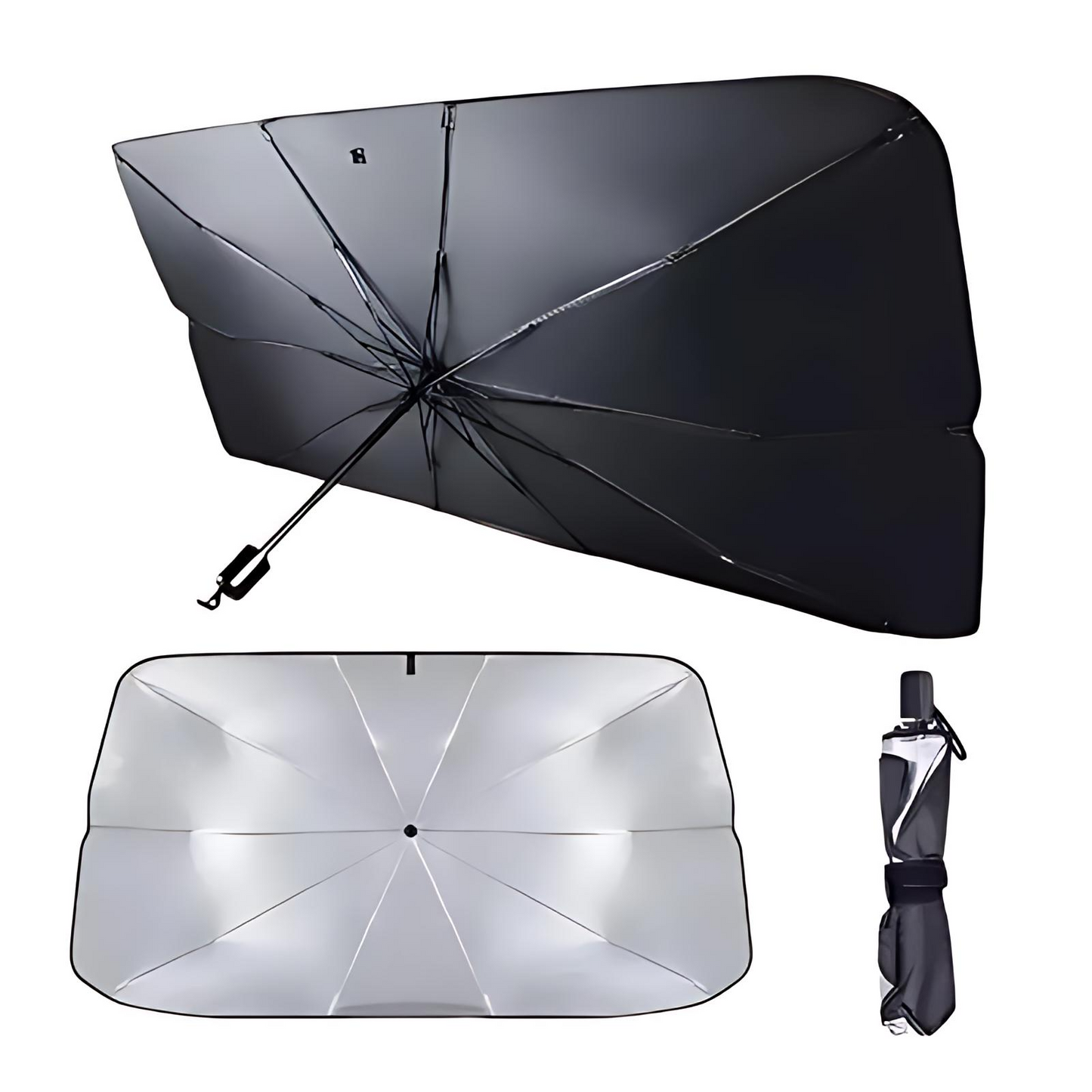 Parasol para Auto: ¡Fácil de Usar y Compacto!