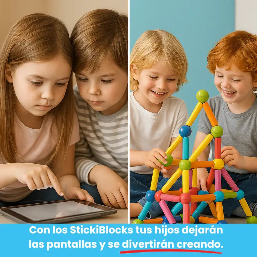 🧲Magnetic Blocks 36 piezas: Creatividad y diversión sin limites✨