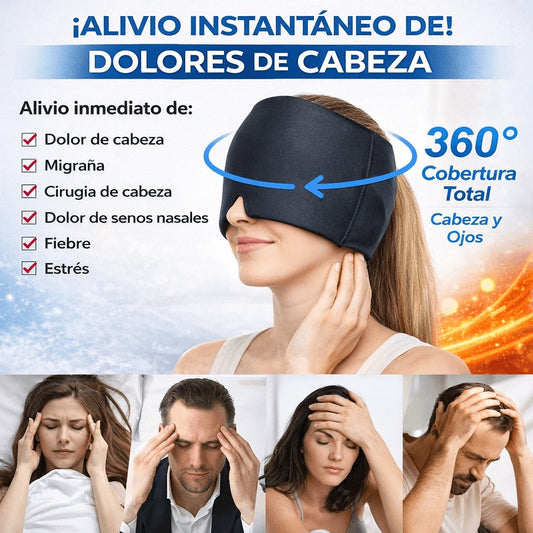 Gorro de Gel para Alivio de Migraña - ¡Di adiós a ese dolor de cabeza que no te deja vivir!🤕🤯