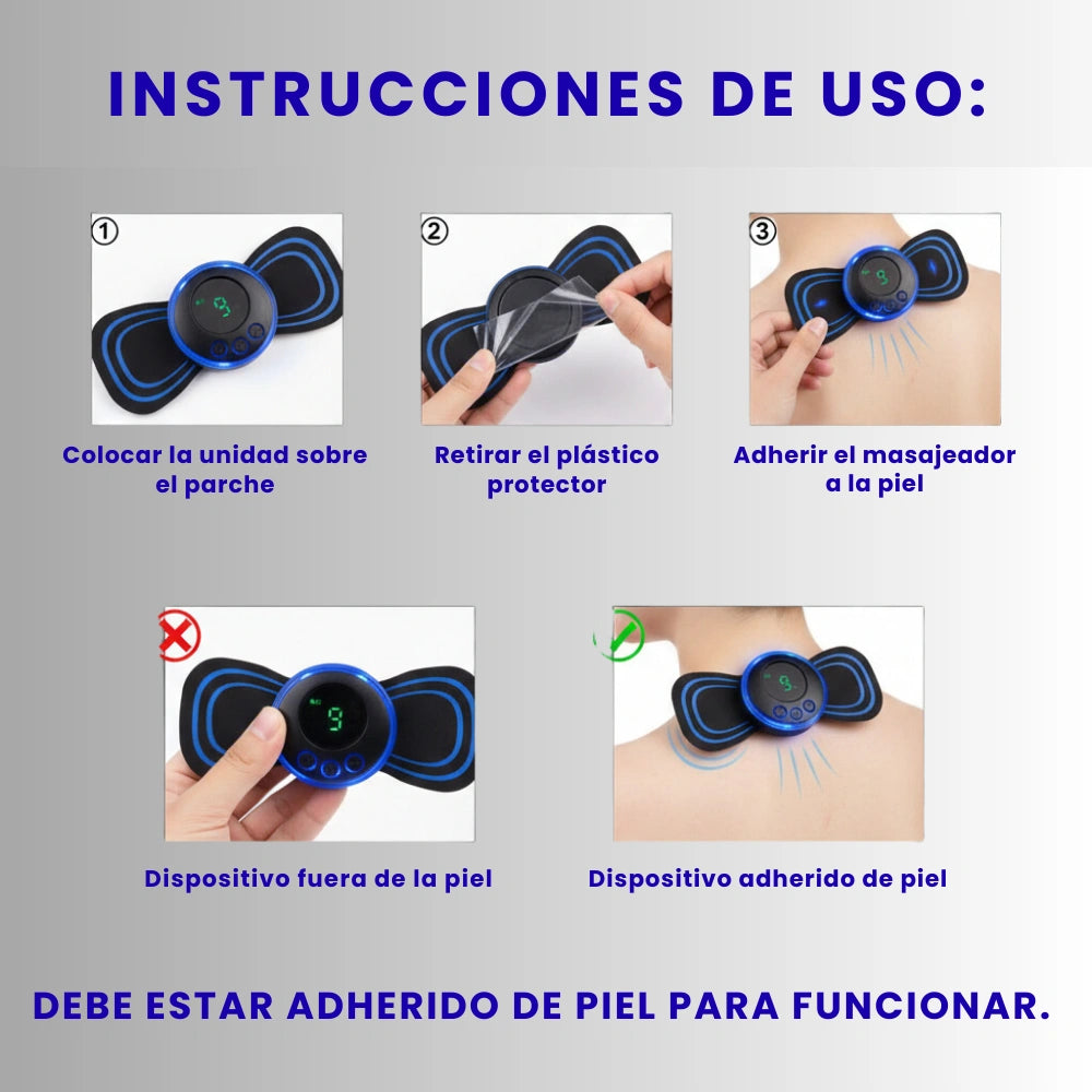 Mini Masajeador de Pulso 2x1 – Relaja tus músculos en minutos ⏳