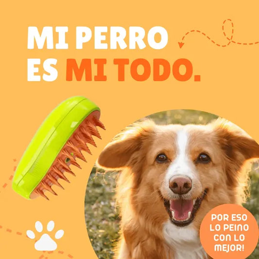 Cepillo Pro-Steam 🐾 La Revolución del Aseo para Mascotas