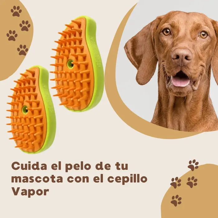 Cepillo Pro-Steam 🐾 La Revolución del Aseo para Mascotas