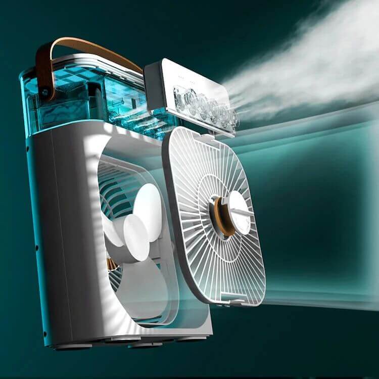 CoolSummer™ - Ventilador, Enfriador y Humidificador