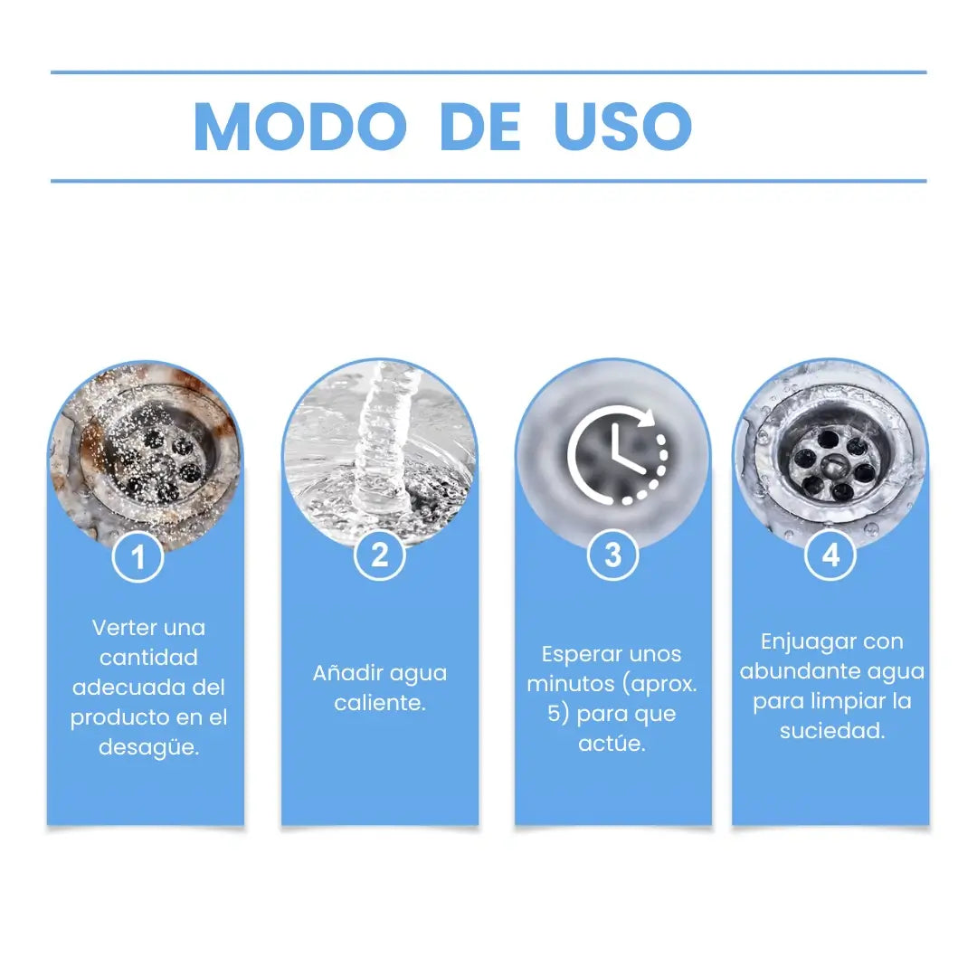 Destapador Limpiador Drenaje – Pack 2×1