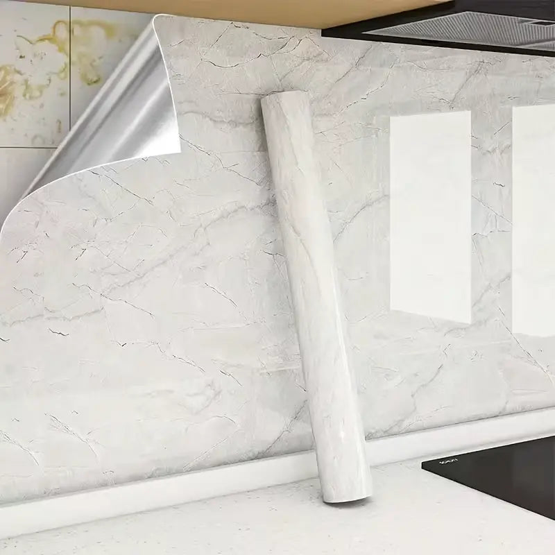 Transforma tus muros en minutos con el look elegante del mármol-Papel adhesivo efecto mármol 10mx60cm