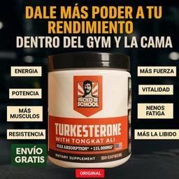 Turkesterone 💪🏼¡Duplica tu energía y rendimiento natural! 💪🏼