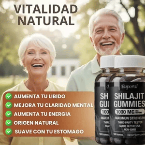 Shilajit Gummies, 60 Capsulas! – Energía Natural, Más Enfoque y Vitalidad Todos los Días!!