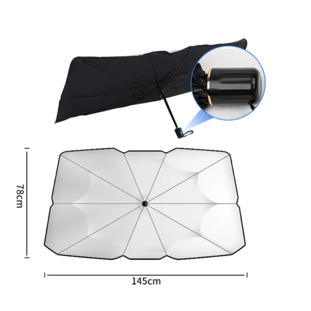 Parasol para Auto: ¡Fácil de Usar y Compacto!