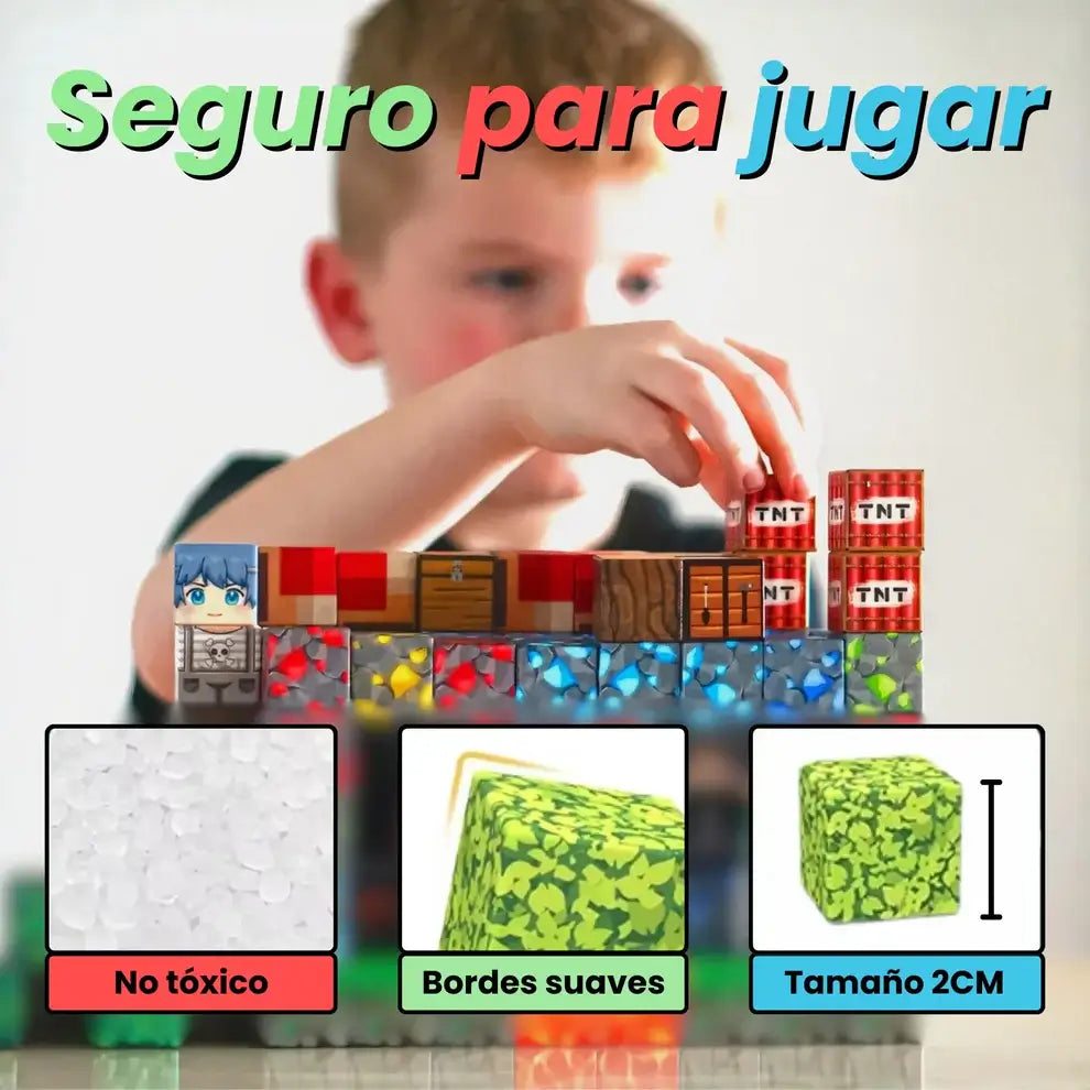 Bloques Magneticos Educativos 75pcs Contruye, Crea y Aprende Jugando!!
