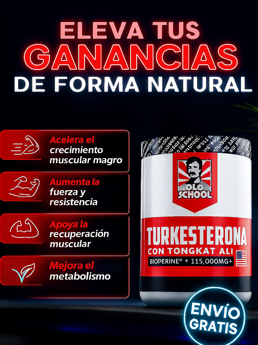 Turkesterone 💪🏼¡Duplica tu energía y rendimiento natural! 💪🏼