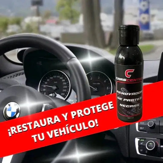 Restaurador Profesional para Partes Negras – Renueva y Protege el Plástico de tu Auto