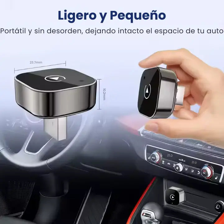 Adaptador Inalámbrico CarPlay Pro: Olvida los cables y conecta tu auto al futuro🚗