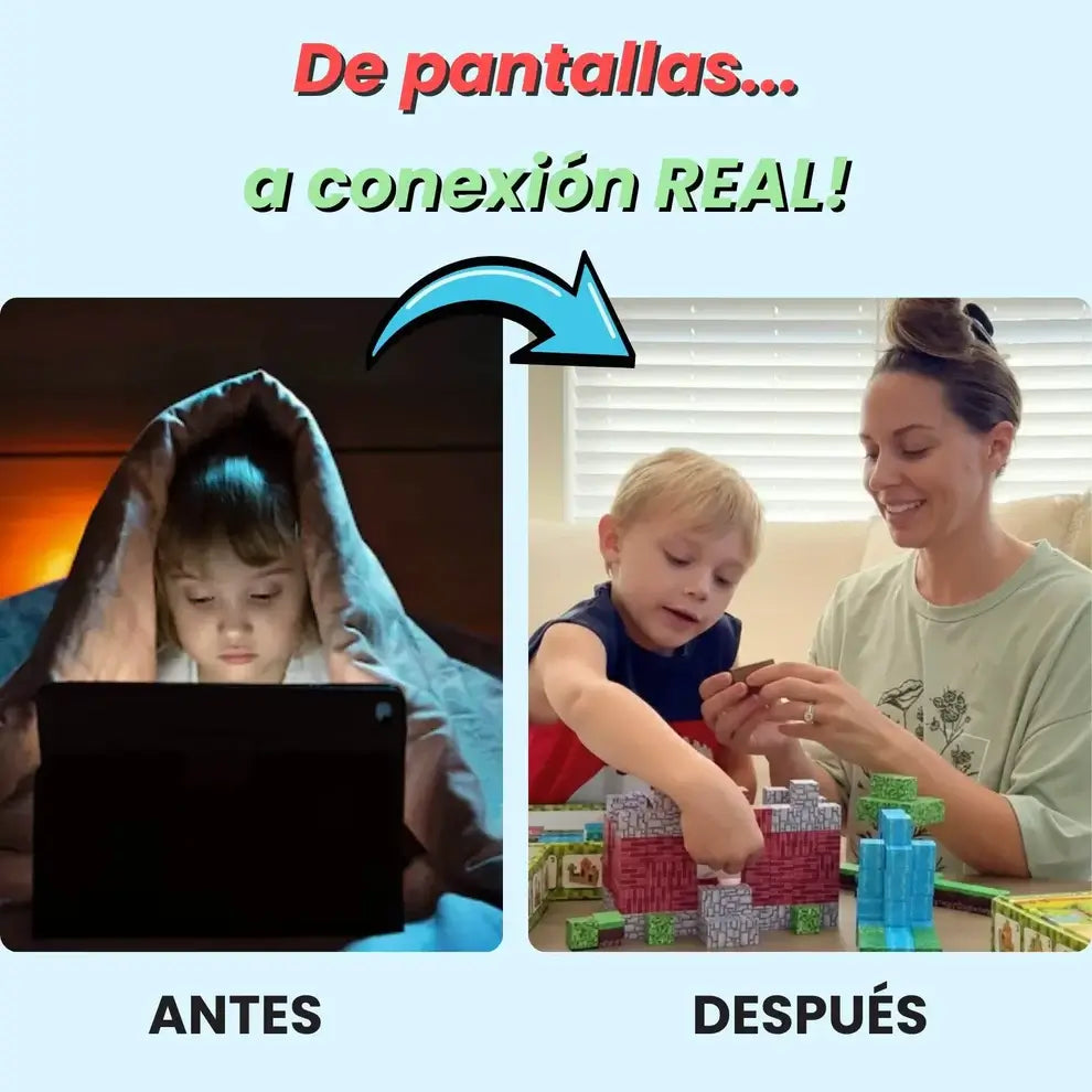 Bloques Magneticos Educativos 75pcs Contruye, Crea y Aprende Jugando!!