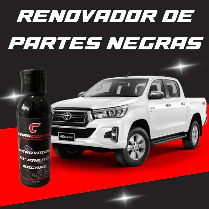 Restaurador Profesional para Partes Negras – Renueva y Protege el Plástico de tu Auto