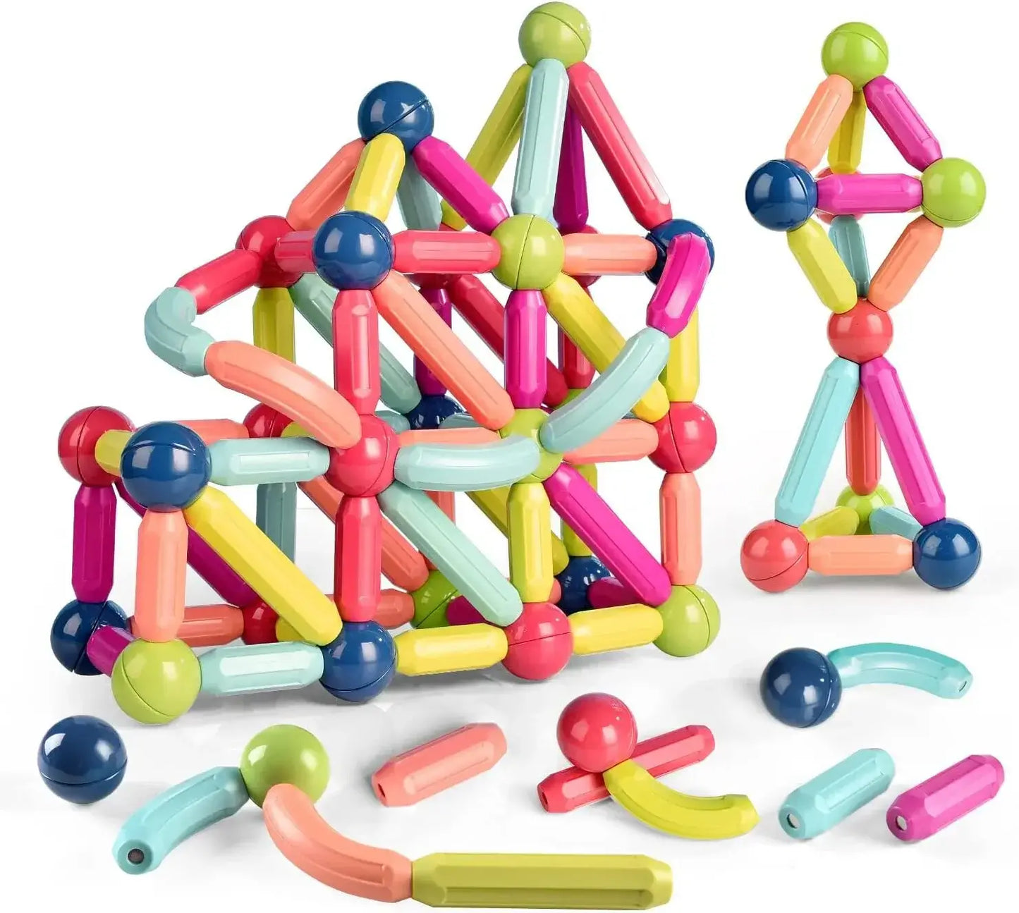 🧲Magnetic Blocks 36 piezas: Creatividad y diversión sin limites✨