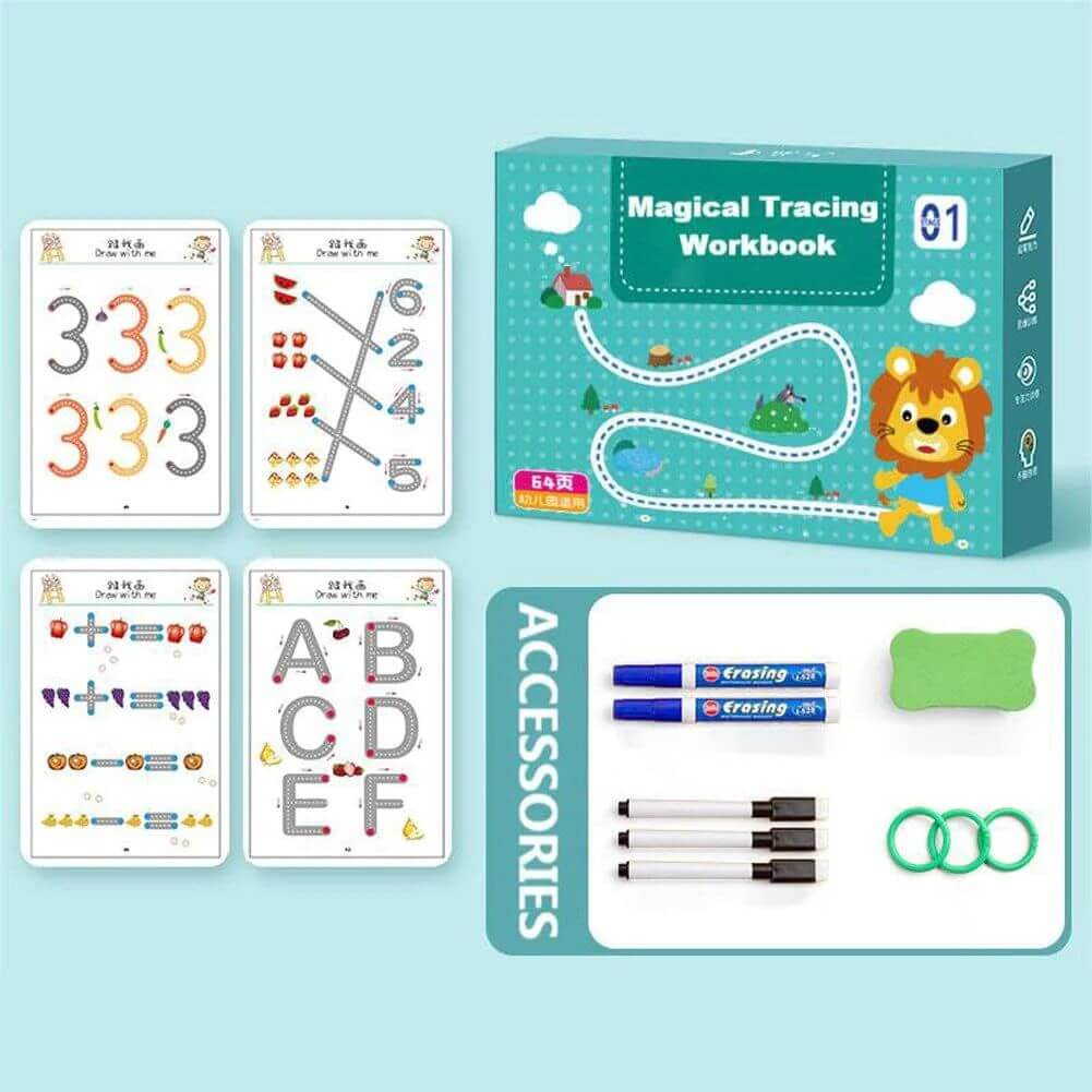 Cuaderno Mágico Montessori de Trazos