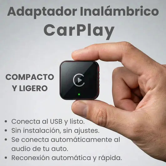 Adaptador Inalámbrico CarPlay Pro: Olvida los cables y conecta tu auto al futuro🚗
