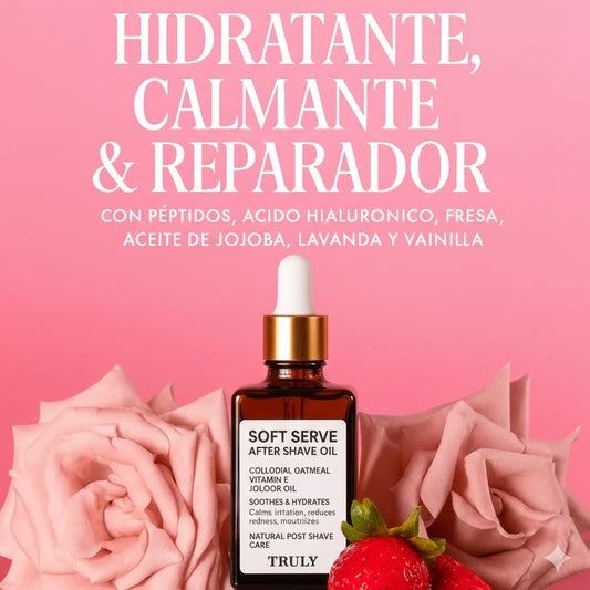 ✨Truly Aceite Post-Afeitado – Piel Suave, Calmante e Hidratada Sin Sensación Grasosa ✨