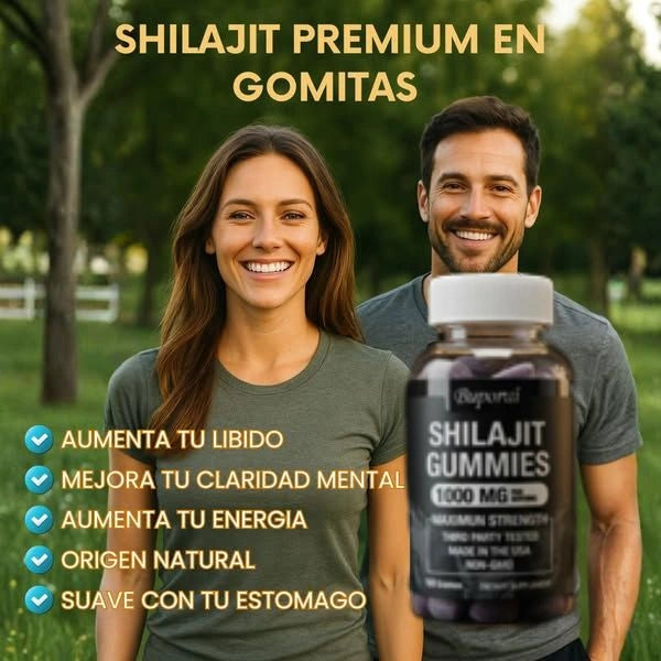 Shilajit Gummies, 60 Capsulas! – Energía Natural, Más Enfoque y Vitalidad Todos los Días!!