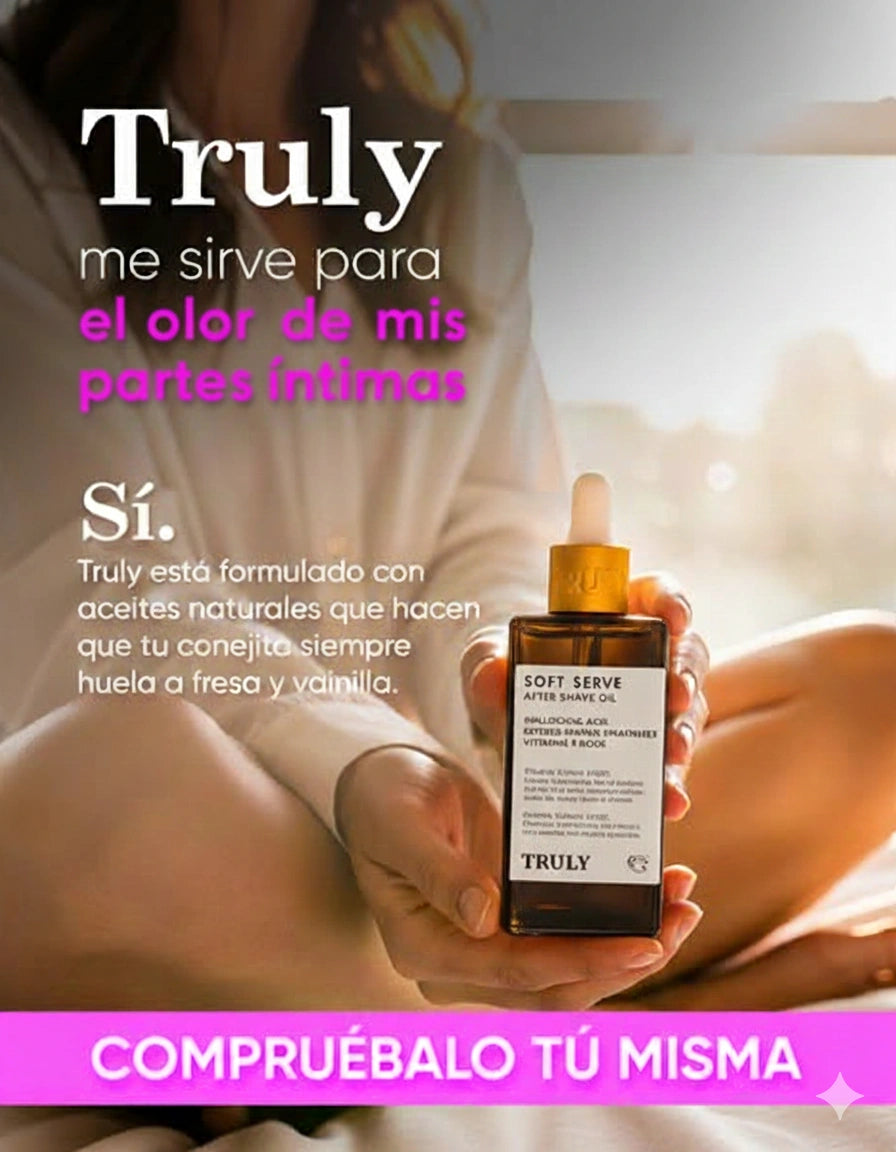 ✨Truly Aceite Post-Afeitado – Piel Suave, Calmante e Hidratada Sin Sensación Grasosa ✨