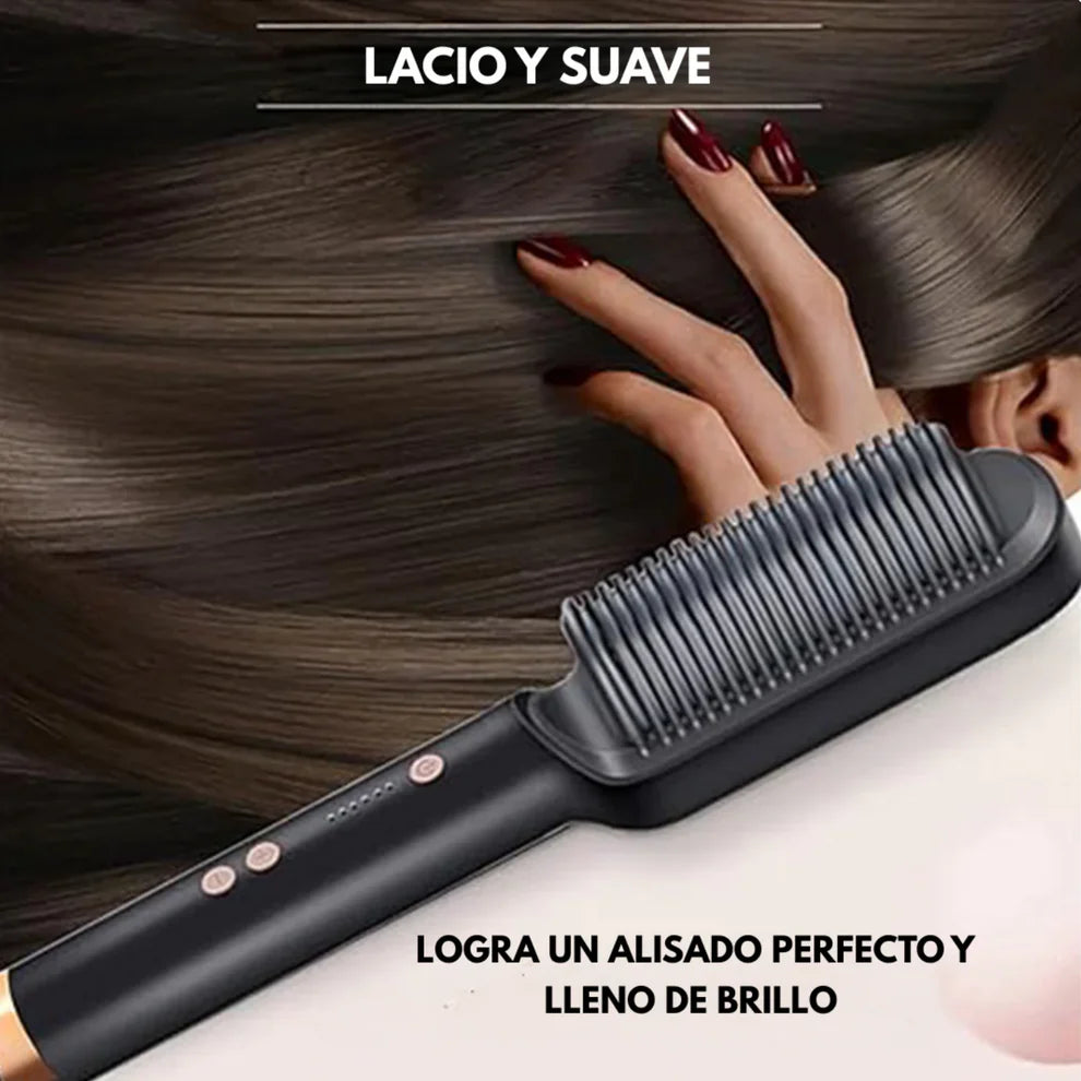 Cepillo Alisador ¡Dile adiós al frizz! Cepillo Alisador 2 en 1