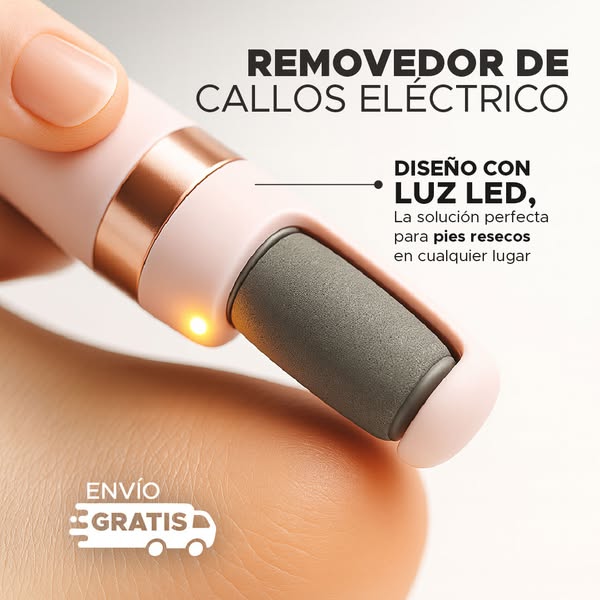 Lima Eléctrica Recargable ¡Adiós a los Talones Agrietados!