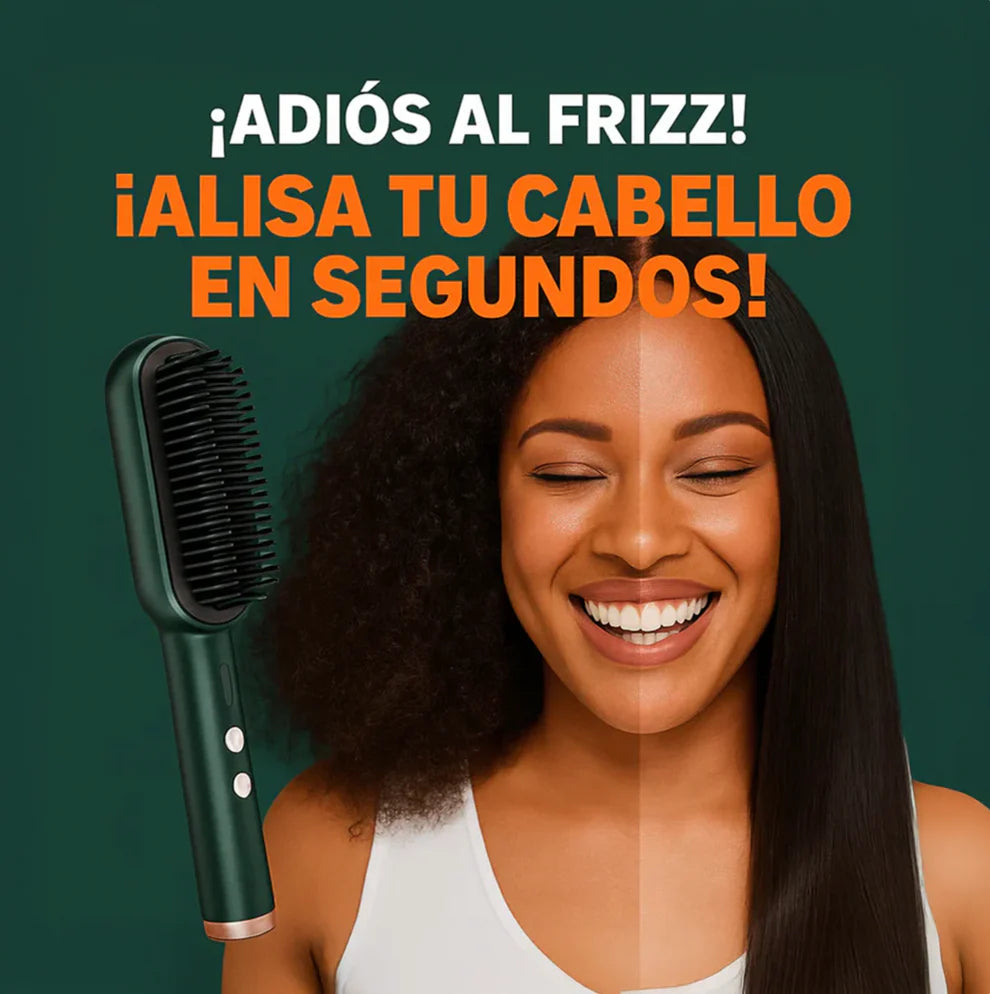 Cepillo Alisador ¡Dile adiós al frizz! Cepillo Alisador 2 en 1