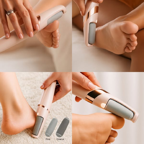 Lima Eléctrica Recargable ¡Adiós a los Talones Agrietados!