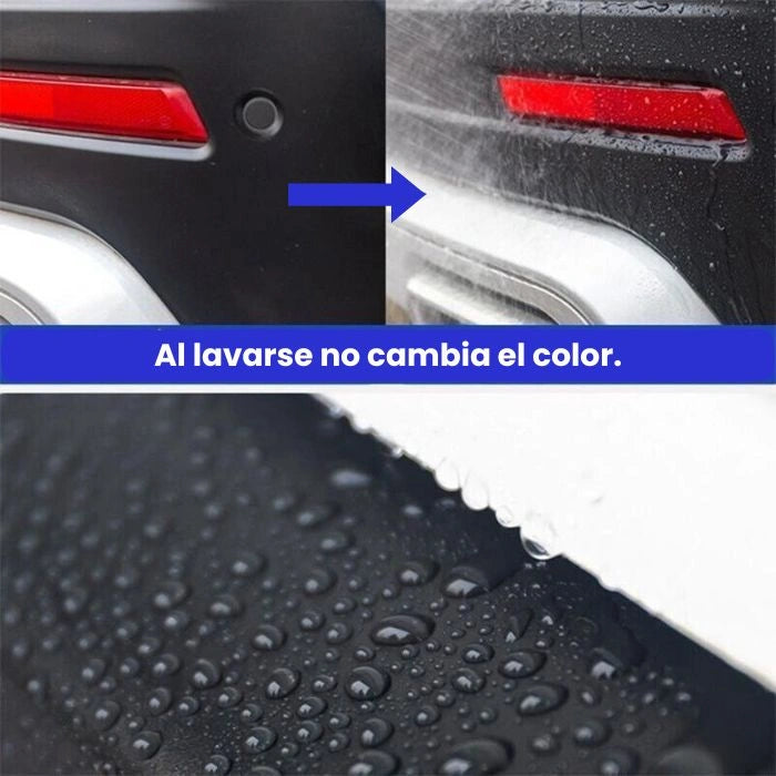Restaurador Profesional para Partes Negras – Renueva y Protege el Plástico de tu Auto