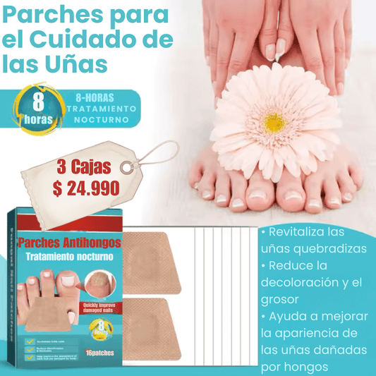 Pack x3 - Parches para el Cuidado de las Uñas 🦶🏼💅🏼  | Discretos, Prácticos y de Uso Diario