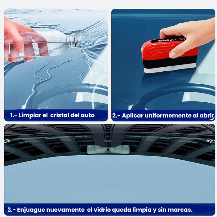 Esponja Anti-Empañante - La solución para vidrios claros y sin manchas