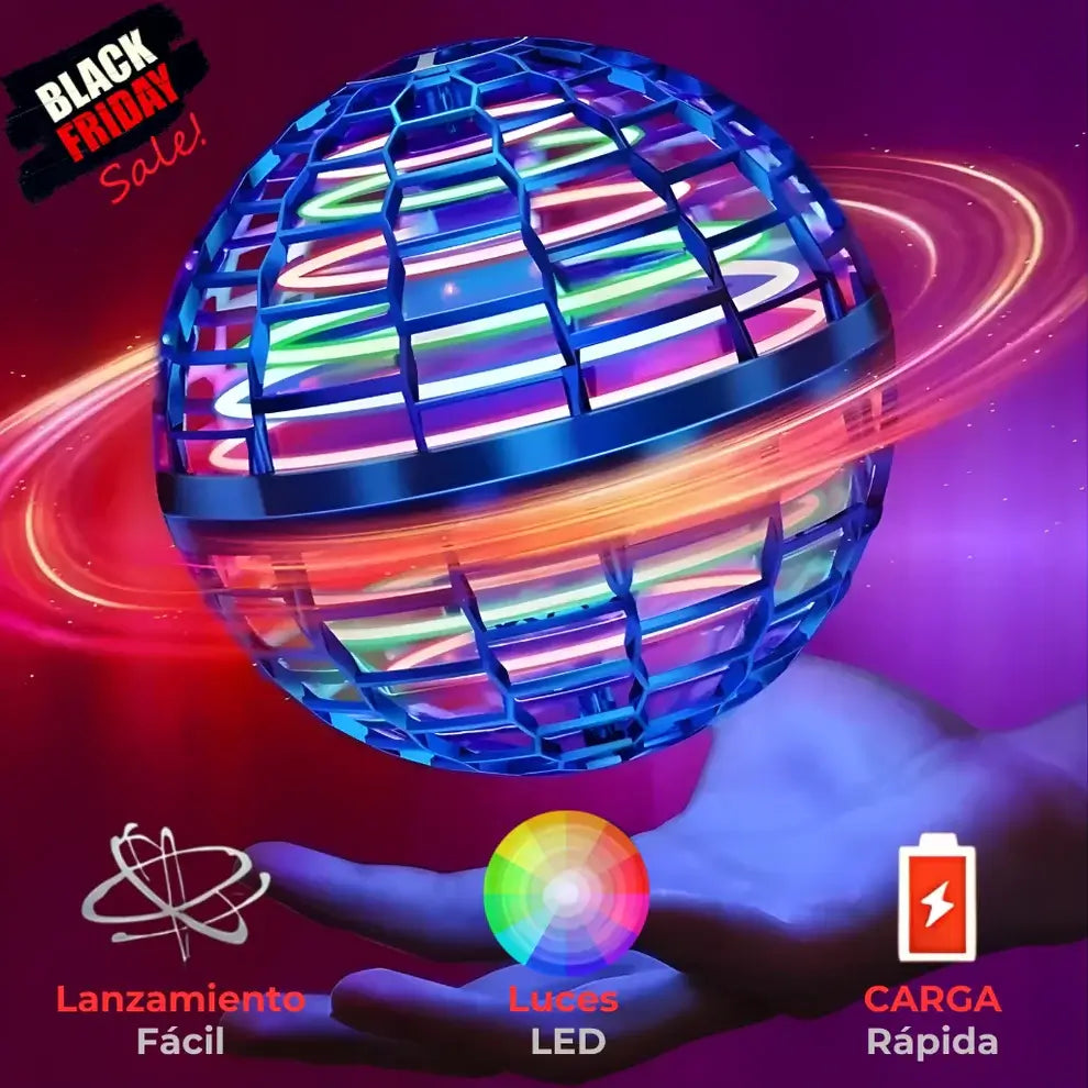 Esfera Flotante con Luces LED - Lánzala, Flota y regresa a ti!! Pura diversión