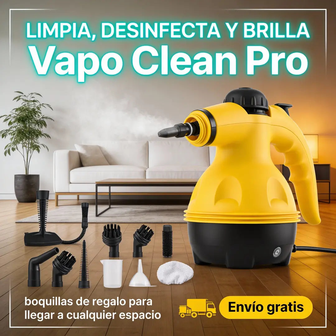 ✨VapoClean Pro – Limpieza profunda en minutos, solo con agua💦