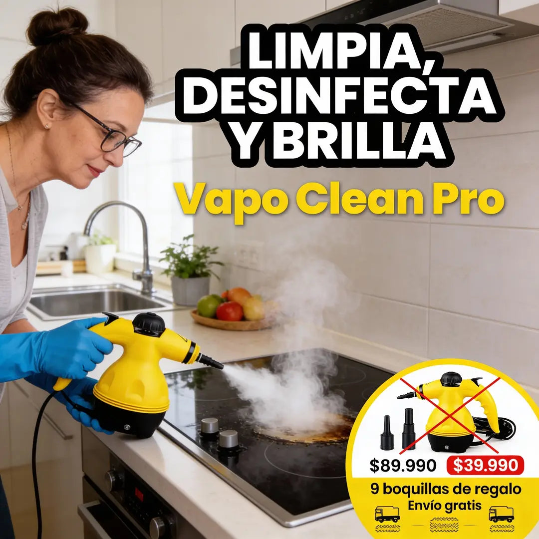 ✨VapoClean Pro – Limpieza profunda en minutos, solo con agua💦